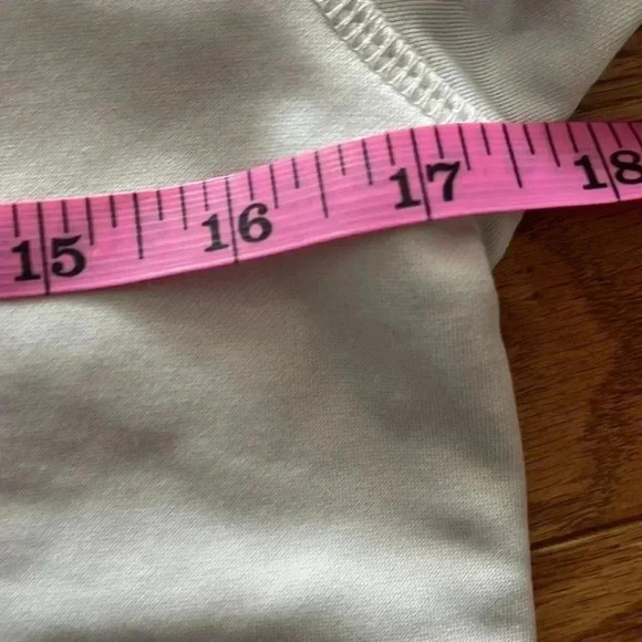 [M]Adidas Gray White  Big Front Logo Light Hoodie - Picture 6 of 7